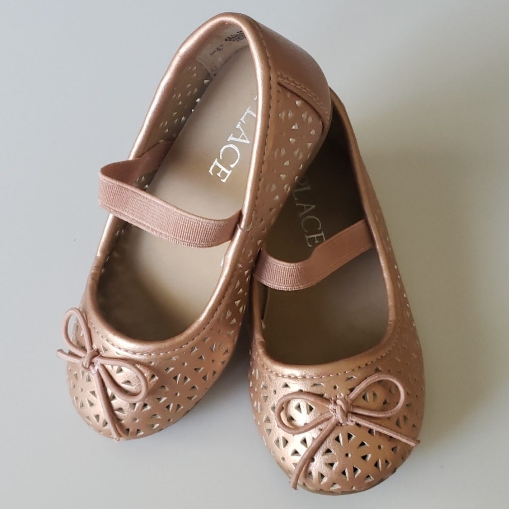 Rose Gold Ballet Flats